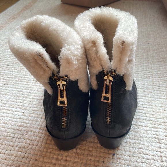 ZADIG & VOLTAIRE TEDDY CUIR Leather Ankle Boots Sz. 37 - Picture 4 of 5